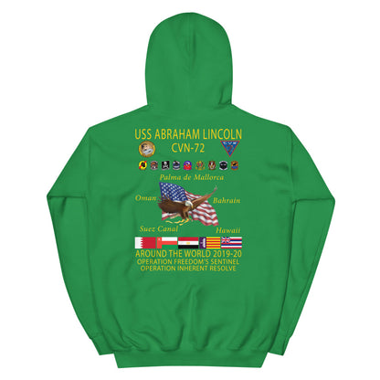USS Abraham Lincoln (CVN-72) 2019-20 Cruise Hoodie