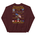 USS Constellation (CV-64) 1997 Cruise Sweatshirt - FAMILY