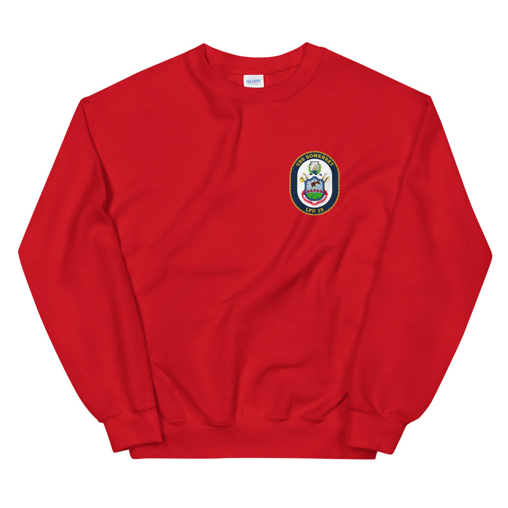 USS Somerset (LPD-25) Ship's Crest Sweatshirt