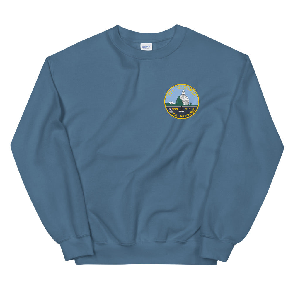 USS Olympia (SSN-717) Ship's Crest Sweatshirt