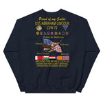 USS Abraham Lincoln (CVN-72) 2019-20 Cruise Sweatshirt - Family