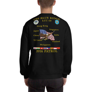 USS Blue Ridge (LCC-19) 2016 Patrol Sweatshirt