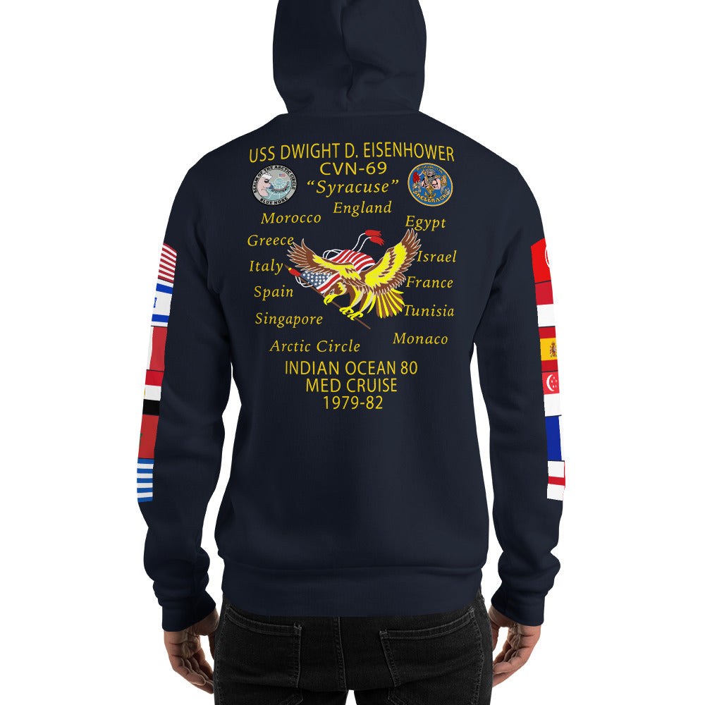 IKE CUSTOM w/FLAGS - E HUGHES - Hoodie