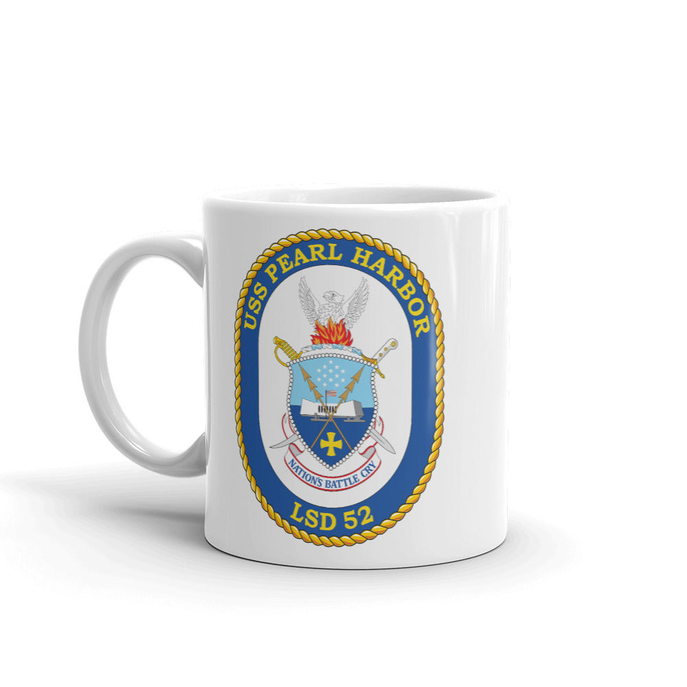USS Pearl Harbor (LSD-52) Ship's Crest Mug