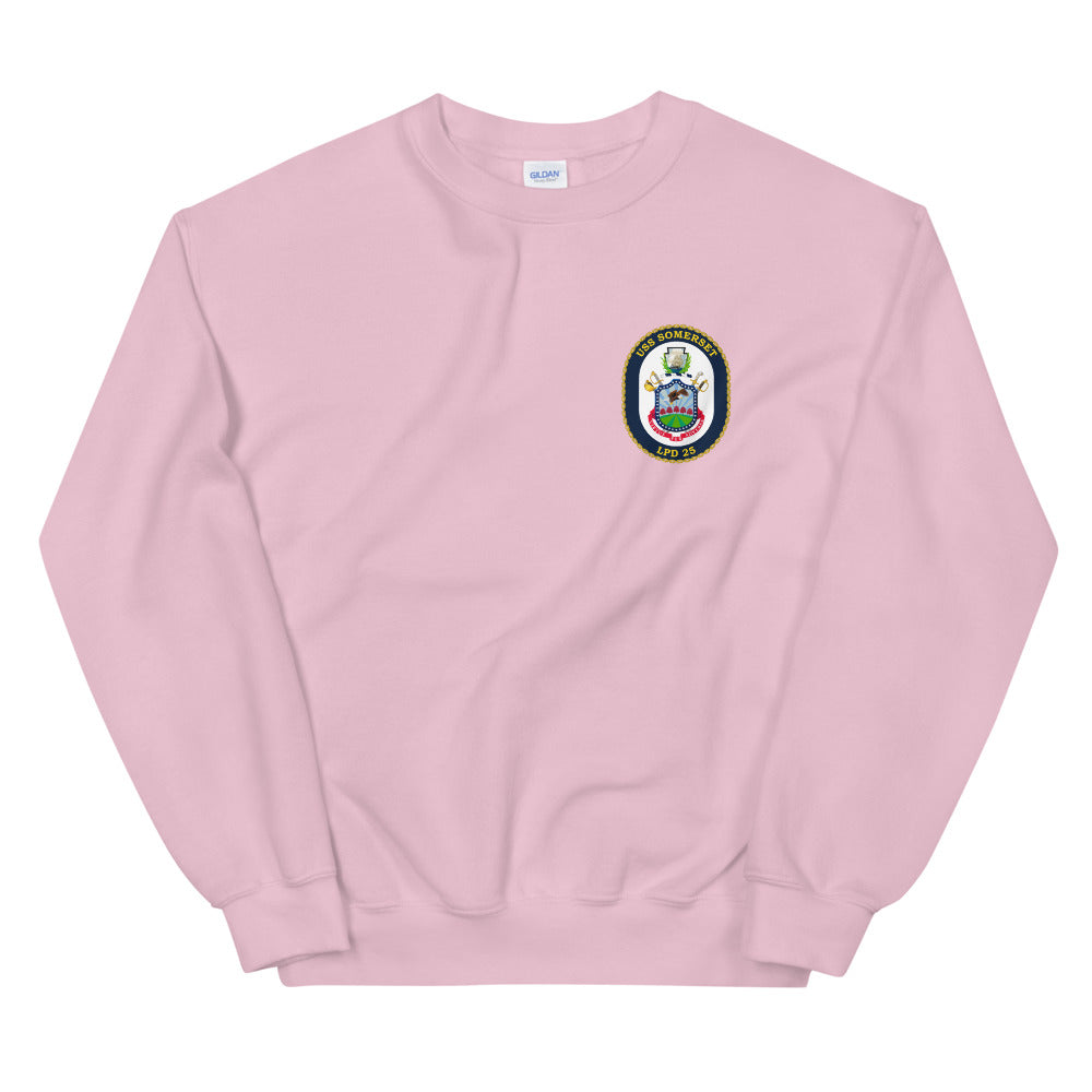 USS Somerset (LPD-25) Ship's Crest Sweatshirt