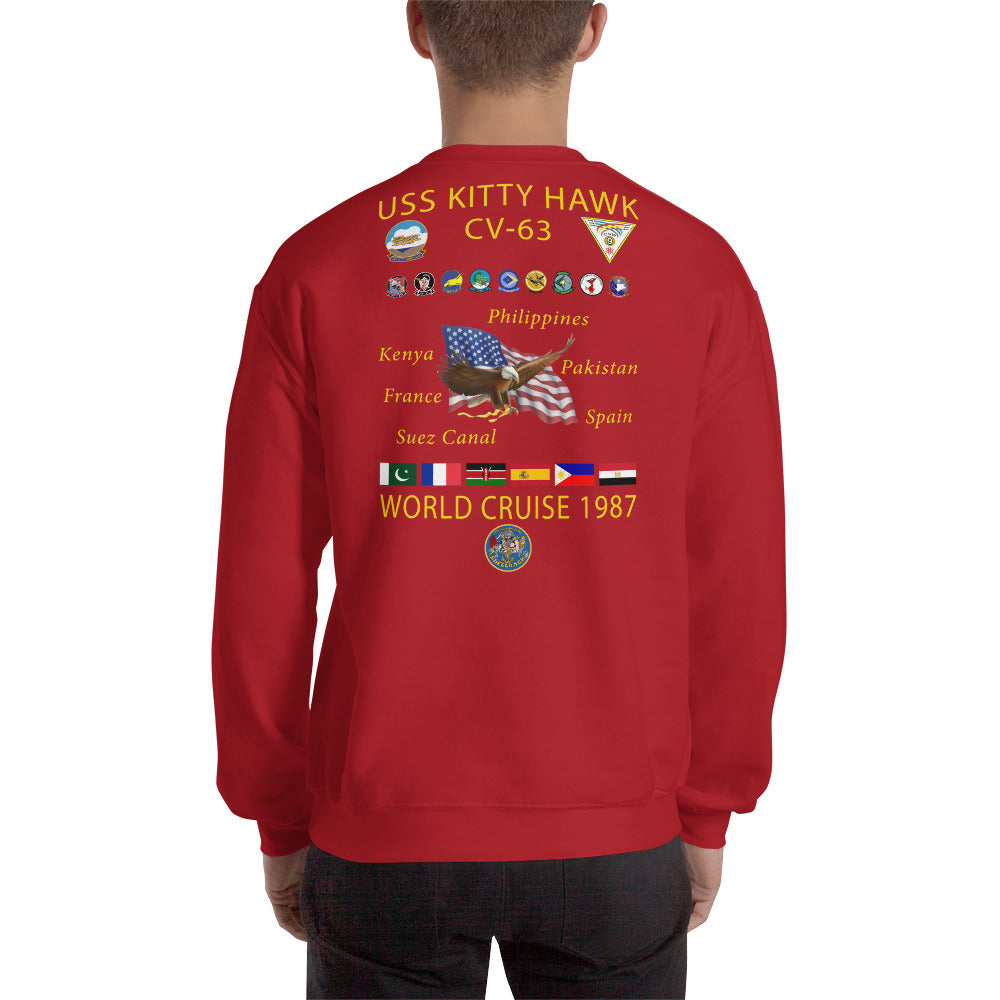 USS Kitty Hawk (CV-63) 1987 Cruise Sweatshirt
