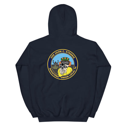 USS John C. Stennis (CVN-74) Shooters Union Local 74 Hoodie