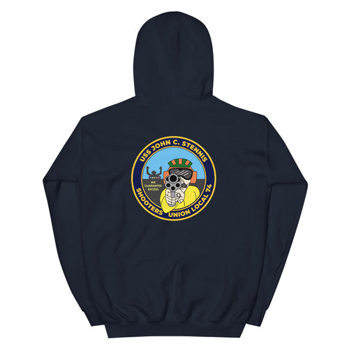 USS John C. Stennis (CVN-74) Shooters Union Local 74 Hoodie