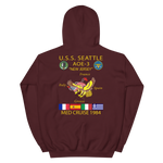 USS Seattle (AOE-3) 1984 Cruise Hoodie - CUSTOM