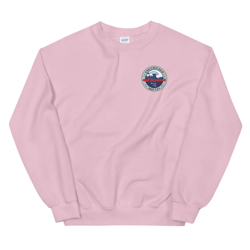 USS Chicago (SSN-721) SE Ship's Crest Sweatshirt