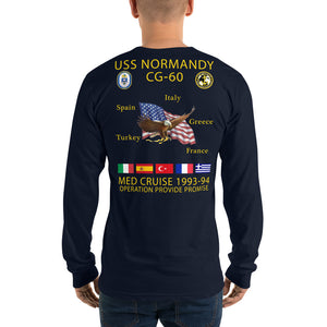 USS Normandy (CG-60) 1993-94 Long Sleeve Cruise Shirt