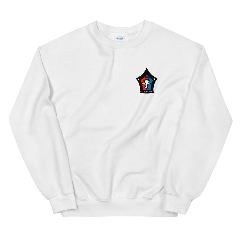 USS Mars (AFS-1) Ship's Crest Sweatshirt