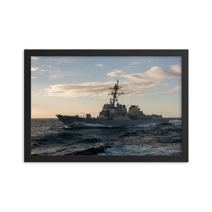 USS Bulkeley (DDG-84) Framed Ship Photo