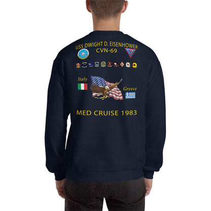 USS Dwight D. Eisenhower (CVN-69) 1983 Cruise Sweatshirt