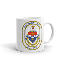 Load image into Gallery viewer, USS John Young (DD-973) Ship&#39;s Crest Mug