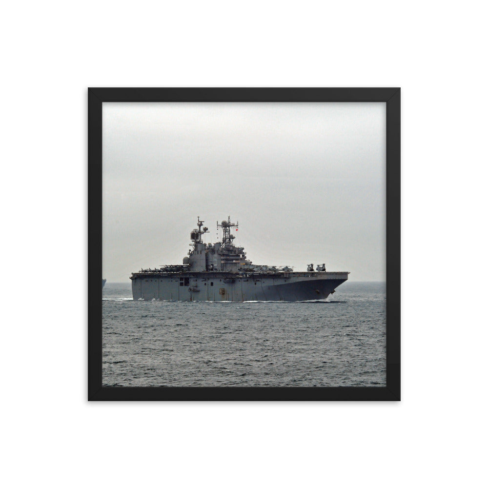 USS Peleliu (LHA-5) Framed Ship Photo