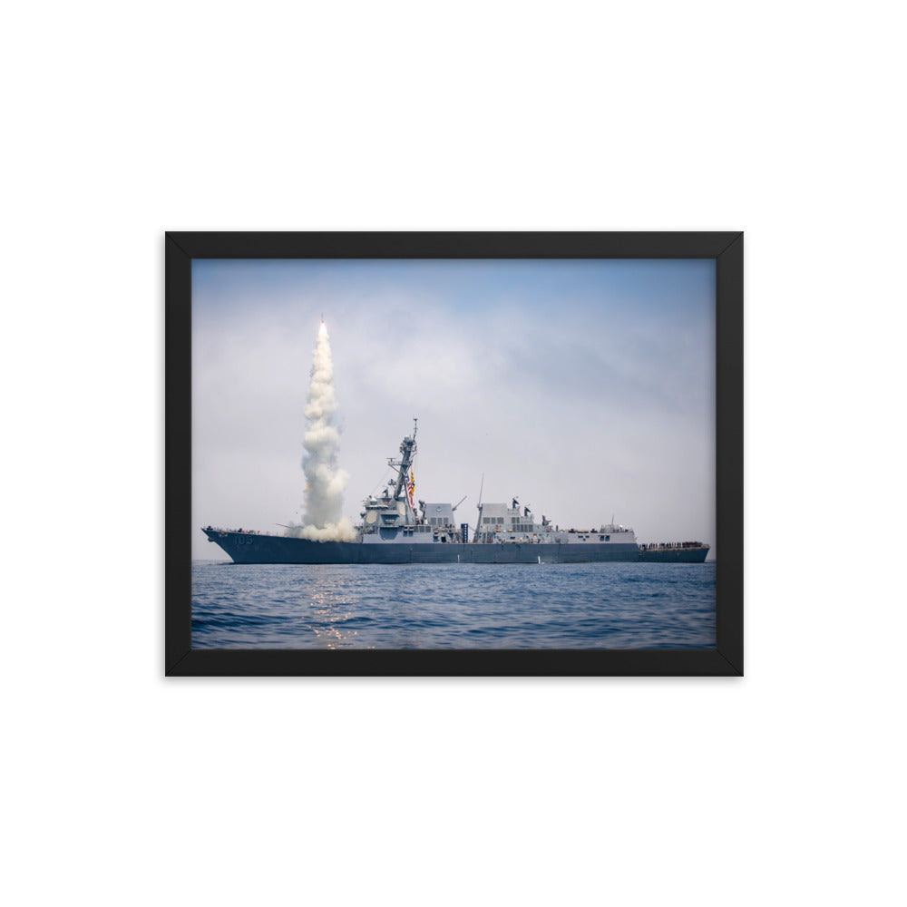 USS Dewey (DDG-105) Framed Ship Photo