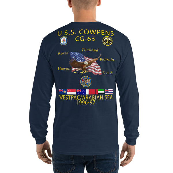 USS Cowpens (CG-63) 1996-97 Long Sleeve Cruise Shirt