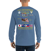 Load image into Gallery viewer, USS Enterprise (CVAN-65) 1968 Long Sleeve Cruise Shirt