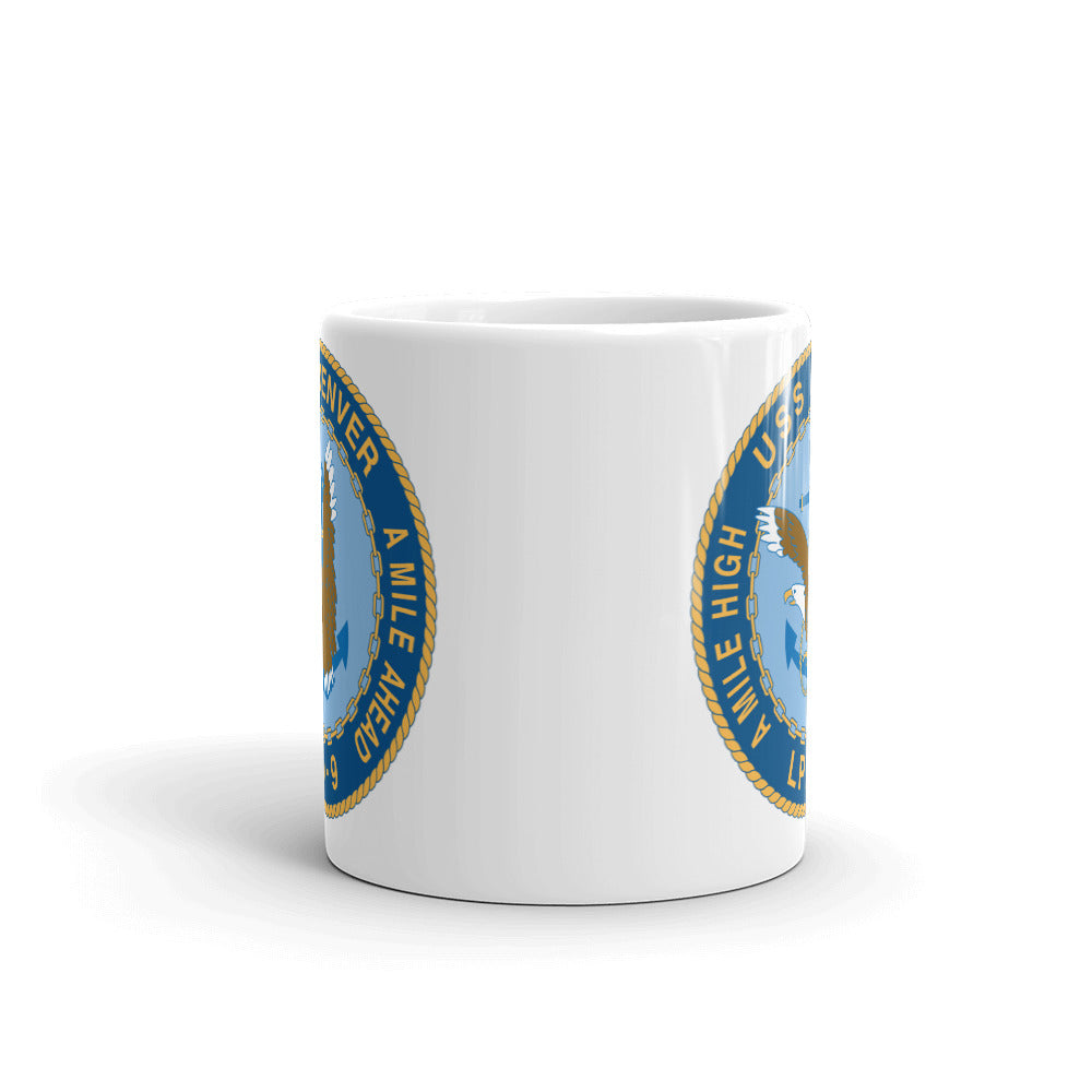 USS Denver (LPD-9) Ship's Crest Mug