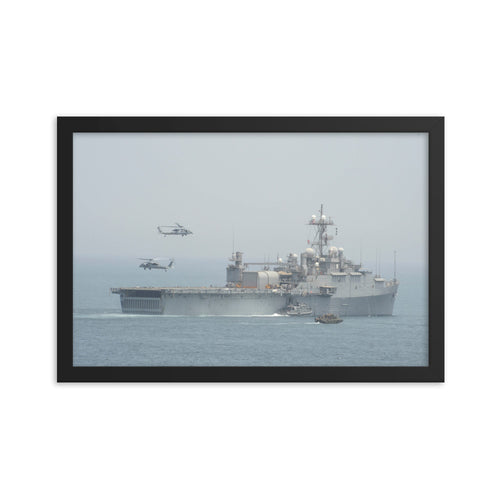 USS Ponce (LPD-15) Framed Ship Photo