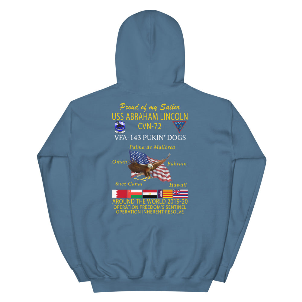 VFA-143 Pukin' Dogs 2019-20 Cruise Hoodie - Family