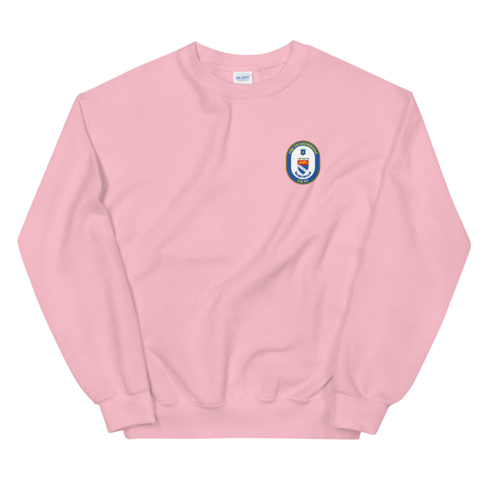 USS Ticonderoga (CG-47) Ship's Crest Sweatshirt