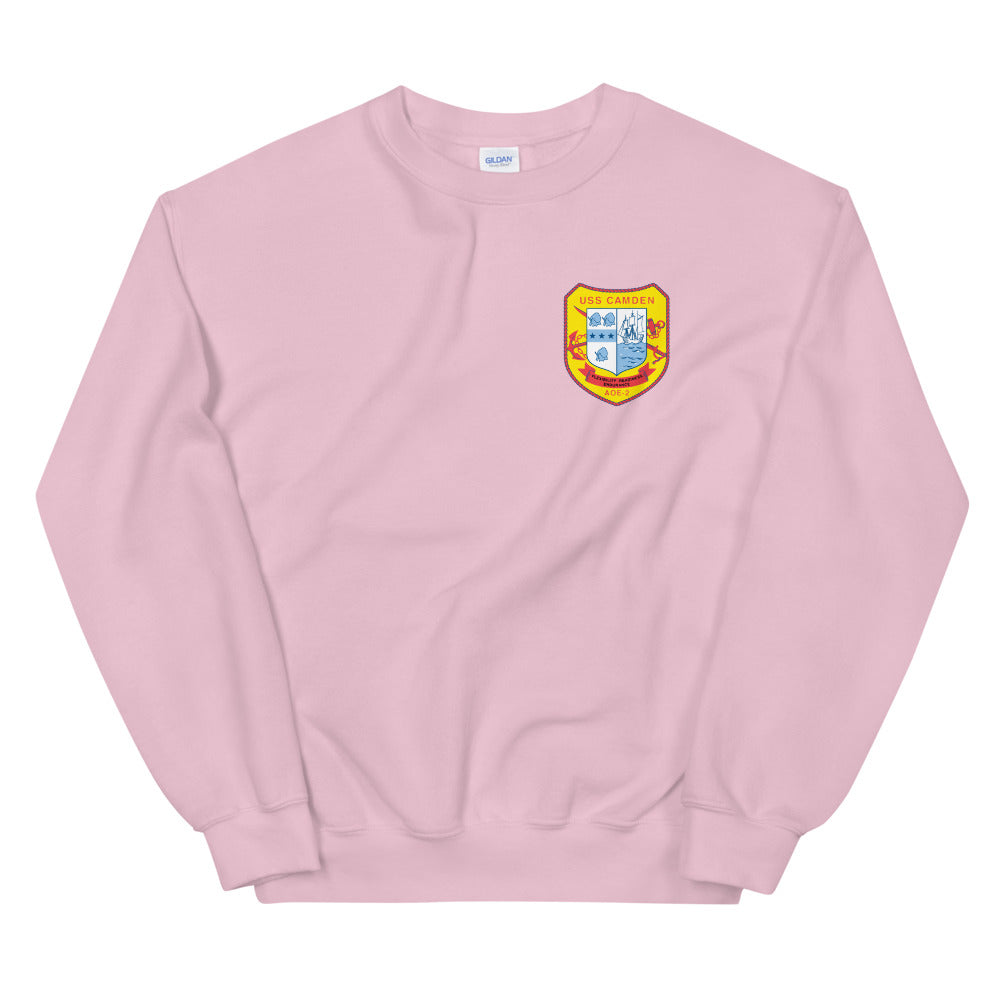 USS Camden (AOE-2) Ship's Crest Sweatshirt
