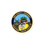 USS John F. Kennedy (CVA/CV-67) Shooters Union Local 67 Vinyl Sticker
