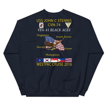 Load image into Gallery viewer, VFA-41 Black Aces 2016 Cruise Sweatshirt