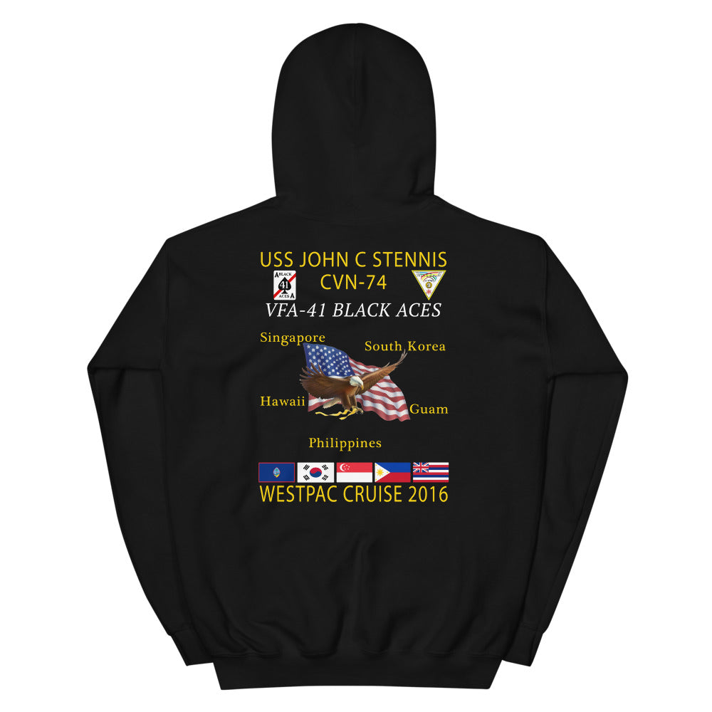 VFA-41 Black Aces 2016 Cruise Hoodie