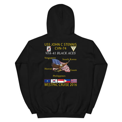 VFA-41 Black Aces 2016 Cruise Hoodie
