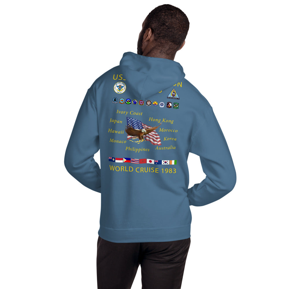 USS Carl Vinson (CVN-70) 1983 Cruise Hoodie