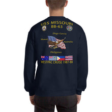 Load image into Gallery viewer, USS Missouri (BB-63) 1987-88 Cruise Sweatshirt