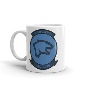 VAQ-139 Cougars Squadron Crest Mug