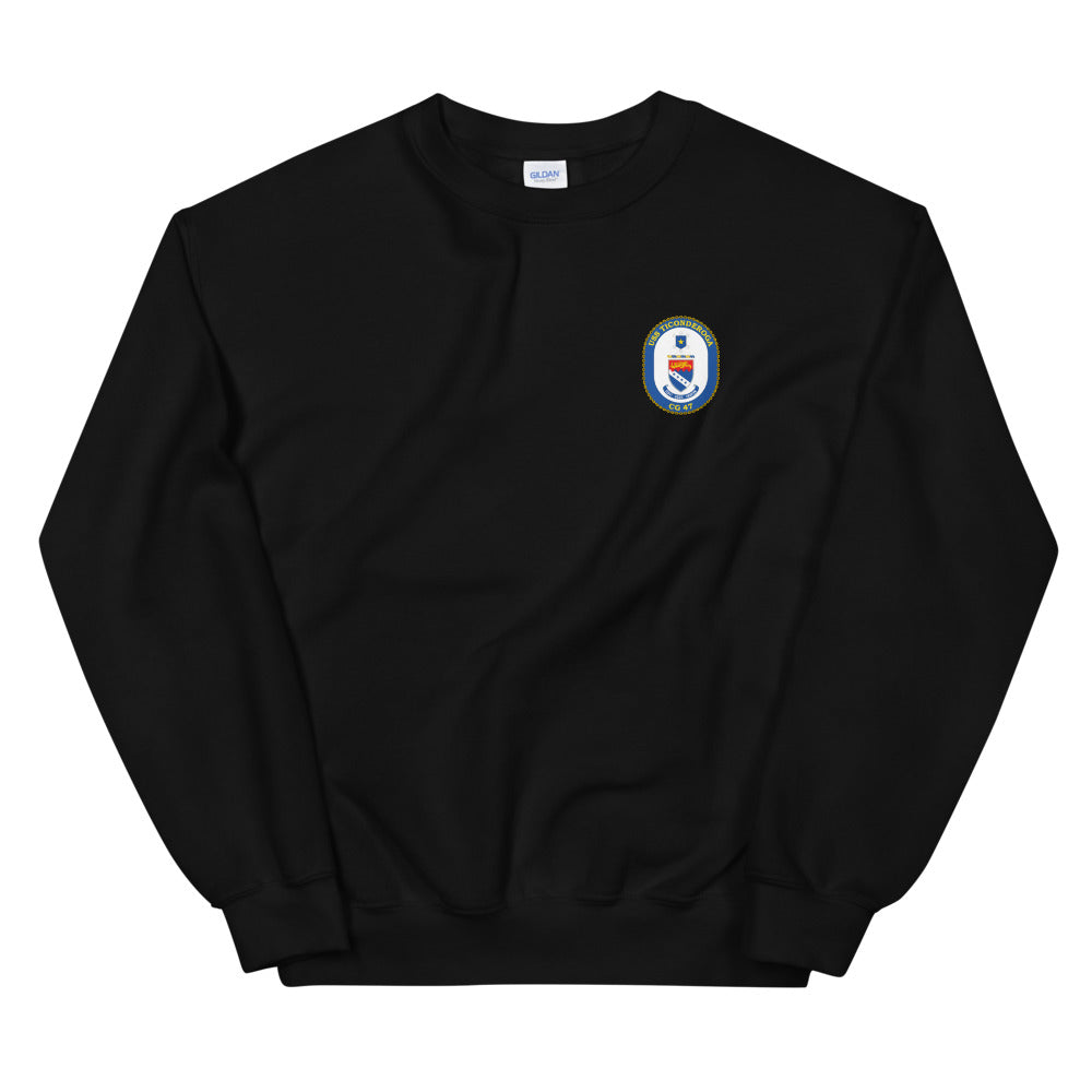 USS Ticonderoga (CG-47) Ship's Crest Sweatshirt