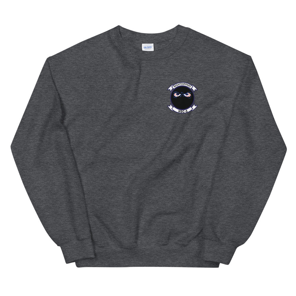 HSC-5 Nightdippers Squadron Crest Sweatshirt