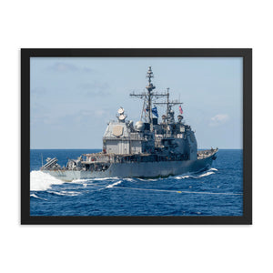 USS Mobile Bay (CG-53) Framed Ship Photo