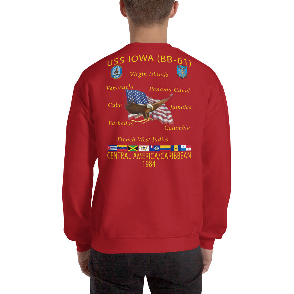 USS Iowa (BB-61) 1984 Cruise Sweatshirt