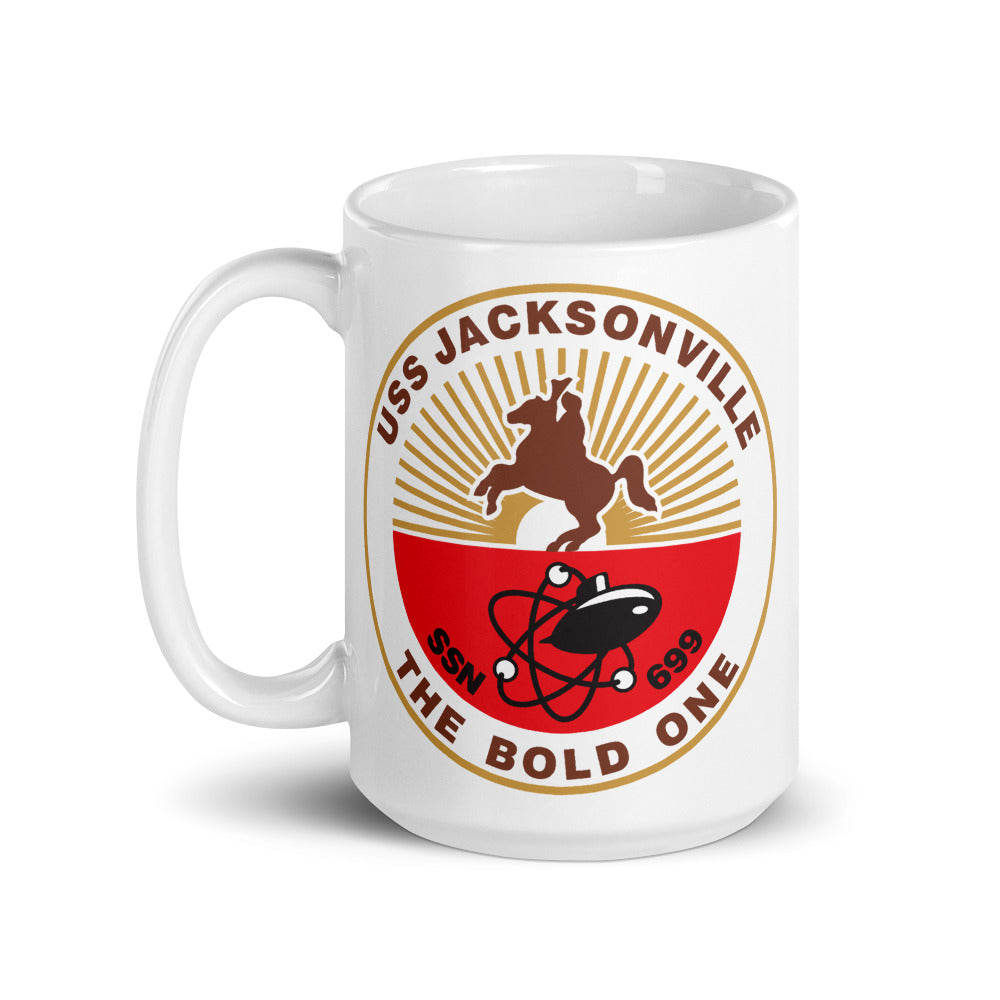 USS Jacksonville (SSN-699) Ship's Crest Mug