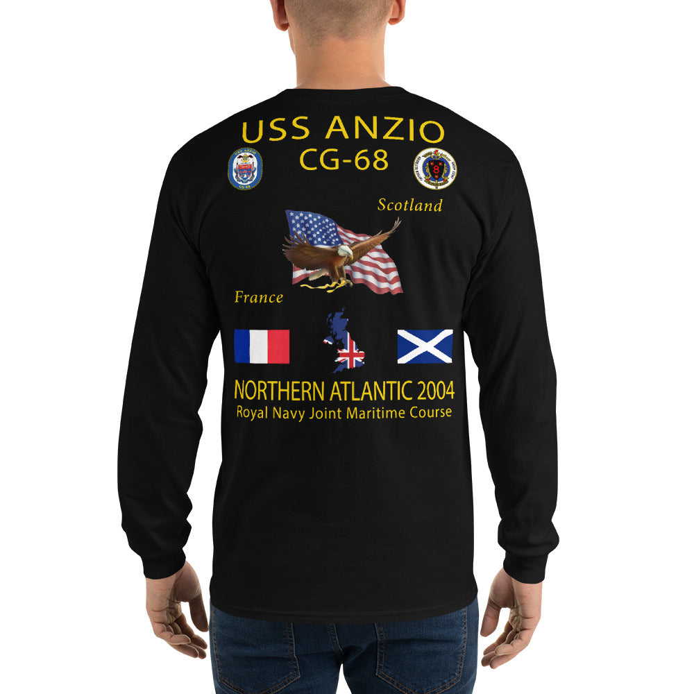 USS Anzio (CG-68) 2004 Long Sleeve Cruise Shirt