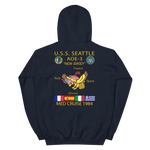 USS Seattle (AOE-3) 1984 Cruise Hoodie - CUSTOM