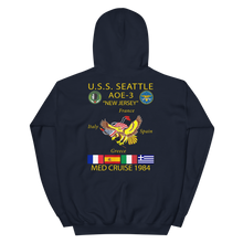 Load image into Gallery viewer, USS Seattle (AOE-3) 1984 Cruise Hoodie - CUSTOM