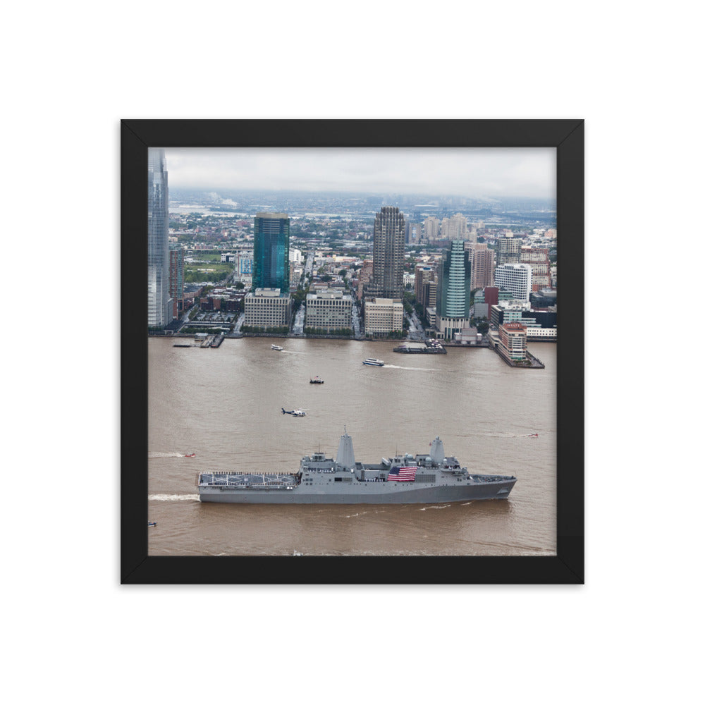 USS New York (LPD-21) Framed Ship Photo
