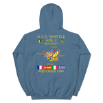 USS Seattle (AOE-3) 1984 Cruise Hoodie - CUSTOM