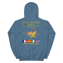 Load image into Gallery viewer, USS Seattle (AOE-3) 1984 Cruise Hoodie - CUSTOM