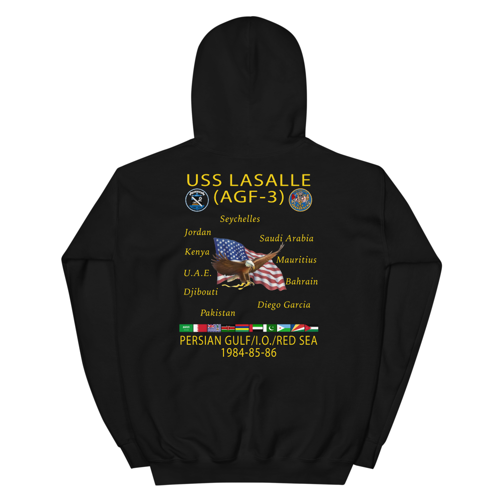 USS LASALLE (AGF-3) Custom Cruise Hoodie