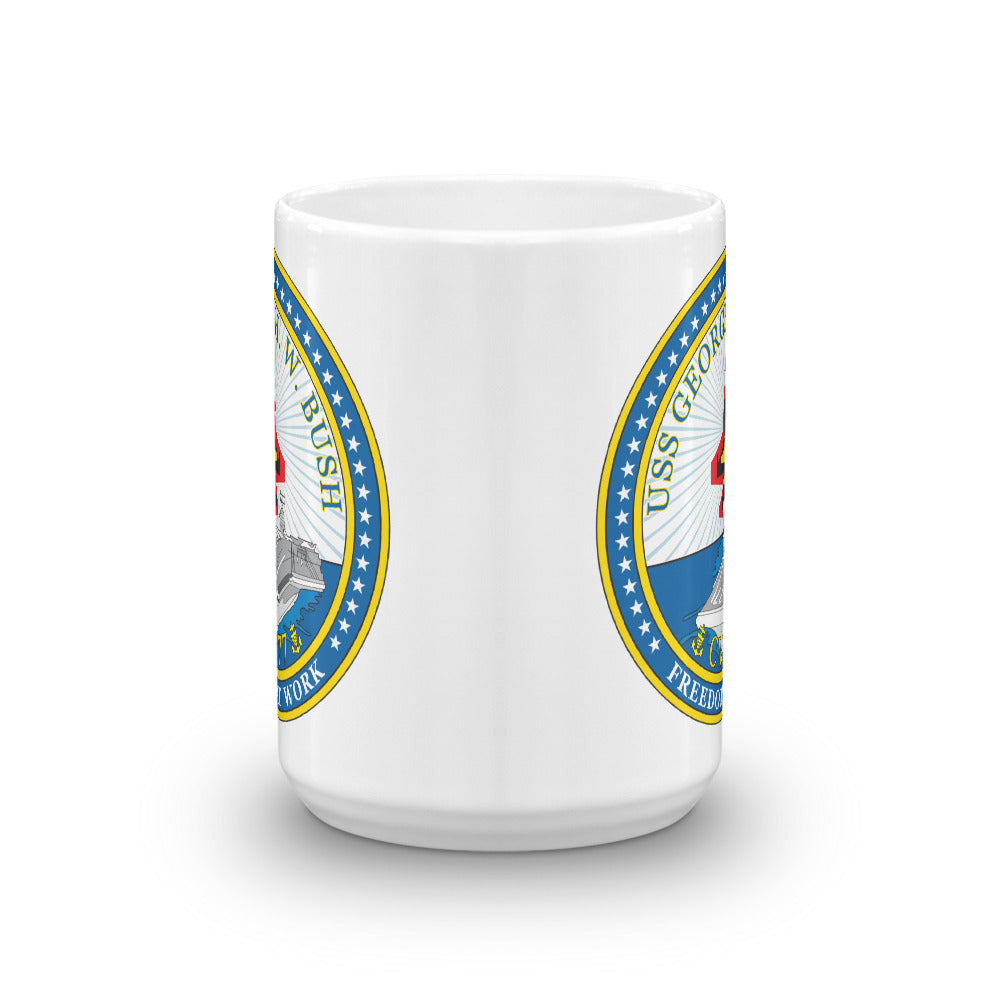 USS George H.W. Bush (CVN-77) Ship's Crest Mug