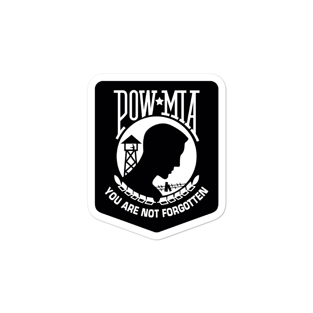 POW-MIA You are not forgotten Vinyl Sticker