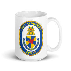 USS Vandergrift (FFG-48) Ship's Crest Mug